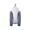 Doppia rotelle per dispositivo mobile ospedaliero con rotelle MYSD-120R