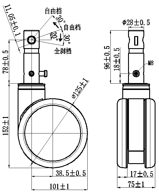 T125C-ZX-062-D28X96-3D-2/30